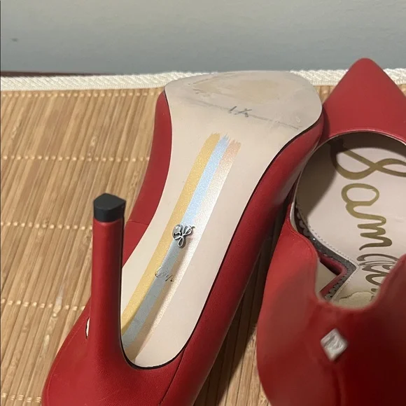 Sam Edelman Bold Red Heels size 6.5 - Picture 13 of 15